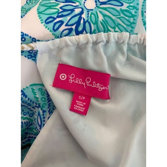 Women's Lilly Pulitzer Sundress Dress, Blue, White, S/P - Picture 8 of 8